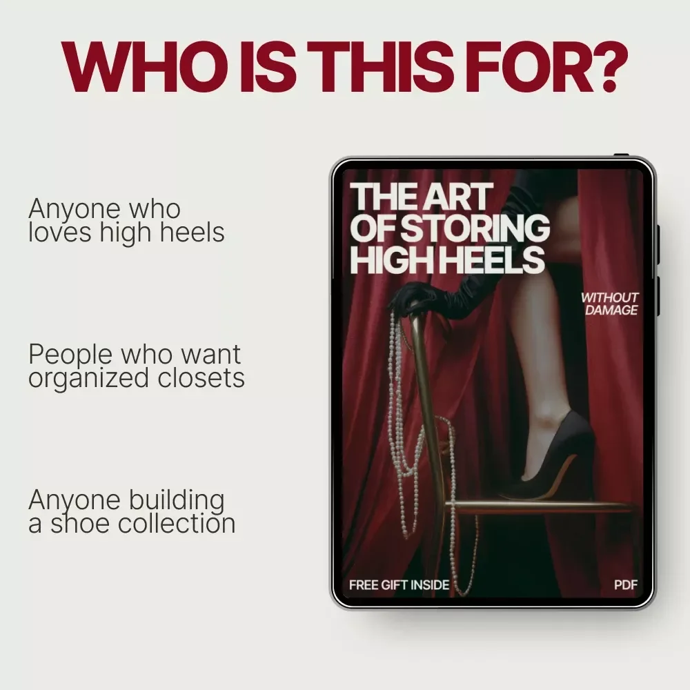 The Art of Storing High Heels Without Damage – Elegant Shoe Care Ebook | How to Store High Heels Without Damage Guide for Fashion Lovers