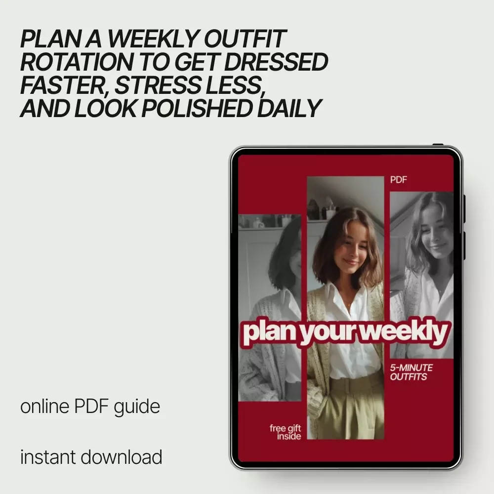 Plan Your Weekly 5-Minute Outfits Guide | How to Plan a Weekly 5-Minute Outfit Rotation for Busy Mornings