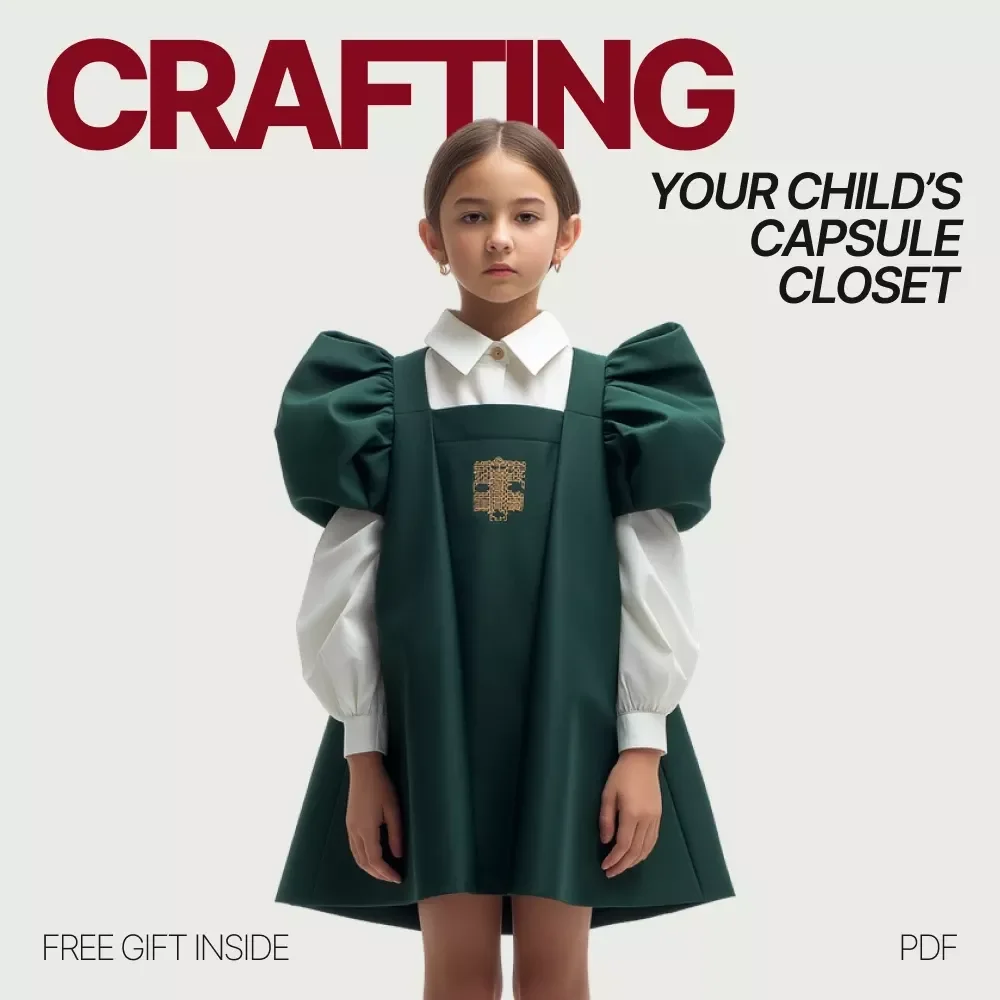 Crafting Your Child’s Capsule Closet – A Practical eBook Guide on how to make kid’s capsule wardrobe for Stress-Free Dressing