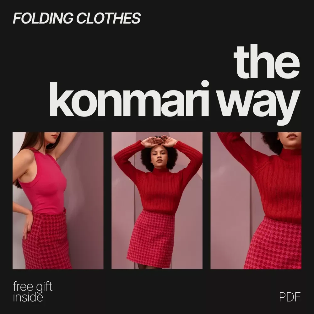 Folding Clothes the KonMari Way – A Joyful Guide to How to Fold Clothes KonMari Method for Tidy Drawers & Intentional Living