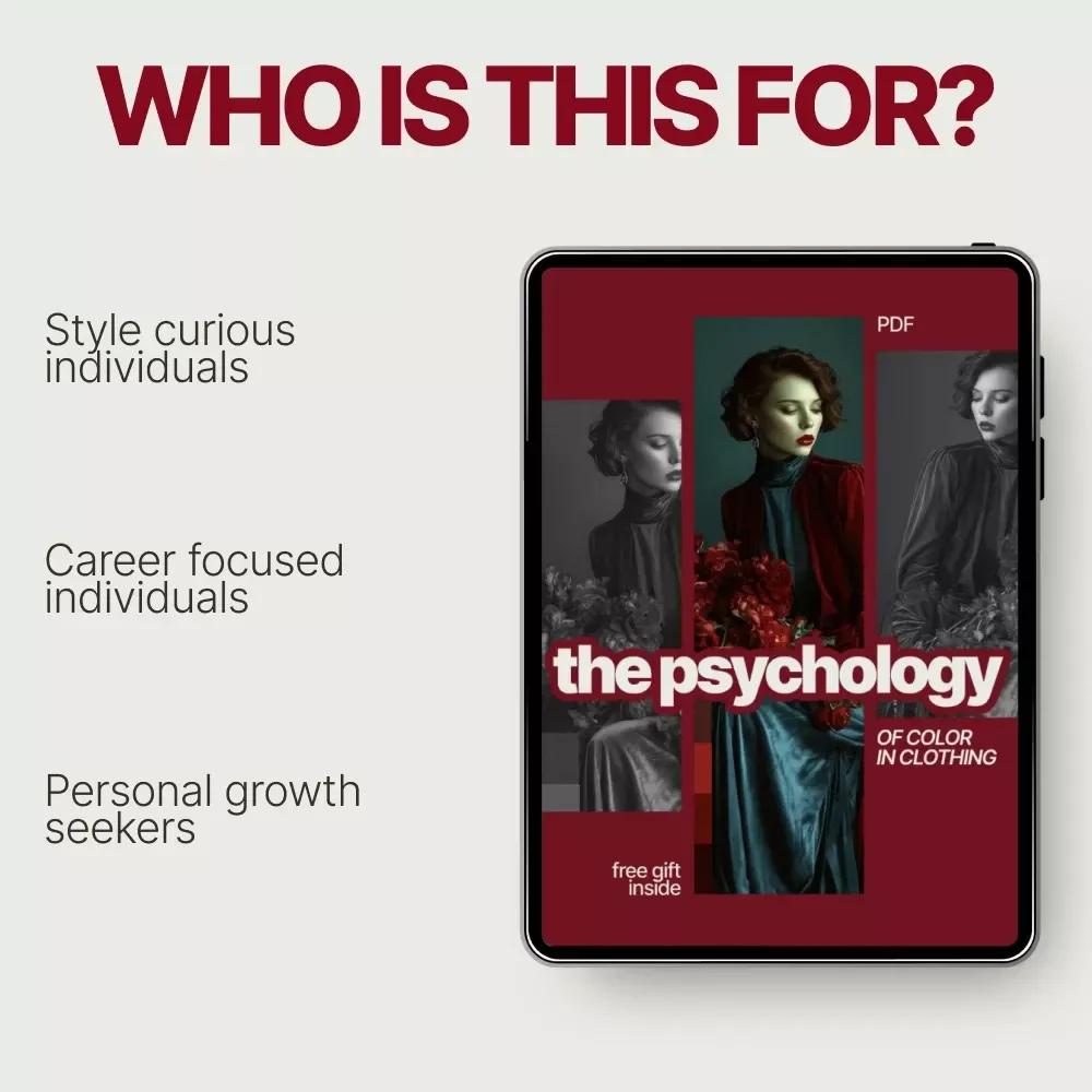 The Psychology of Color in Clothing | Practical Fashion Psychology Ebook Guide | Psychology of Color in Clothing