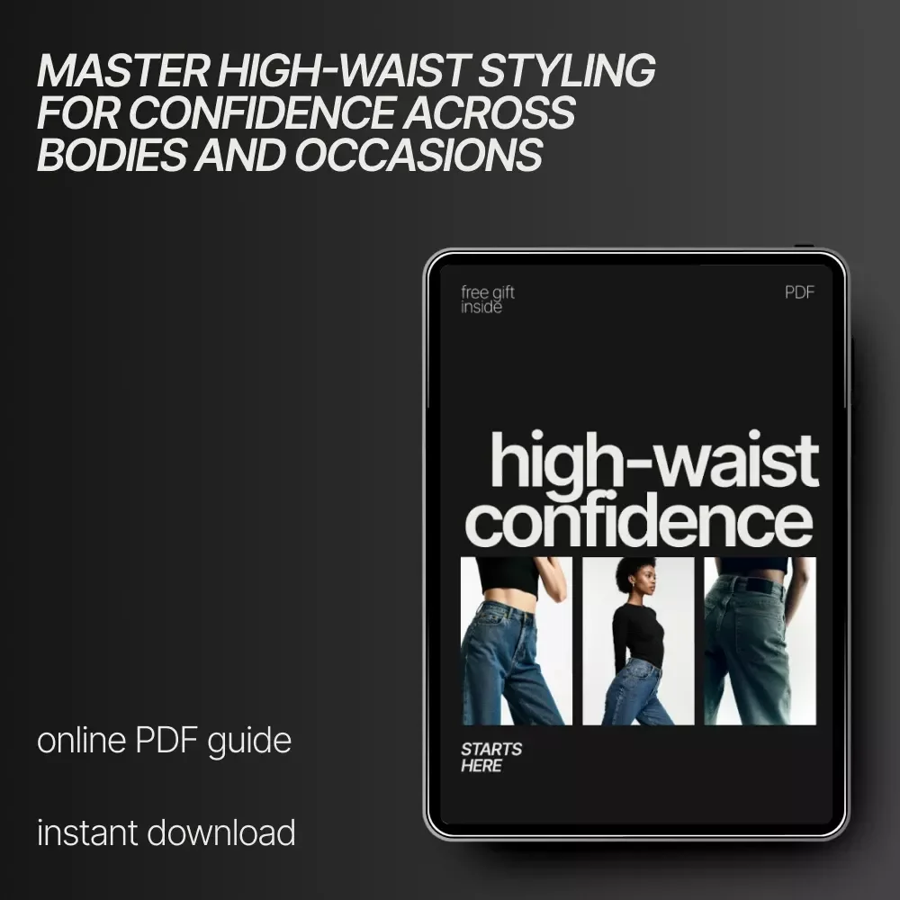 High-Waist Confidence Starts Here | How to Style High-Waist Pants Ebook | Flattering Outfit Guide for Every Body & Occasion