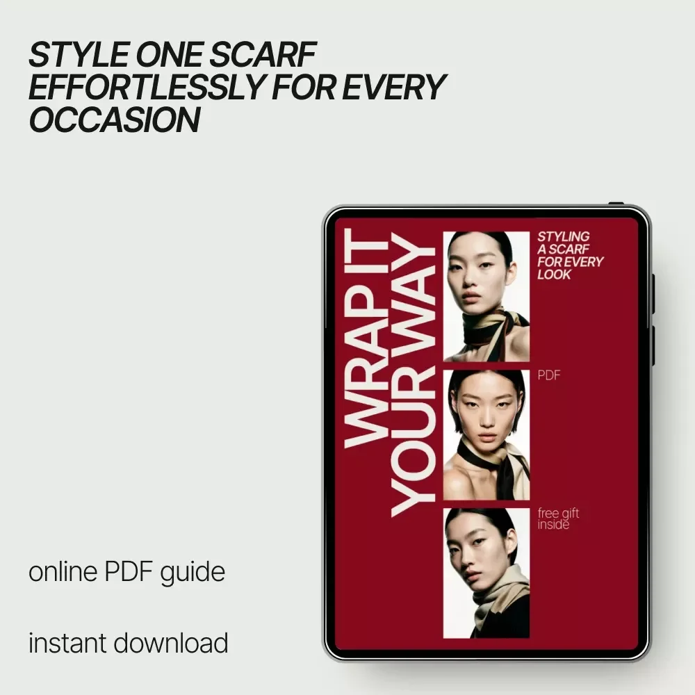 Wrap It Your Way Styling a Scarf for Every Look | Scarf Styling Guide eBook | Digital Download Fashion Guide