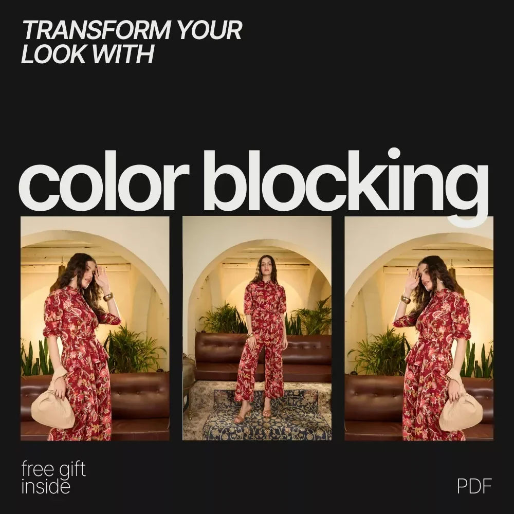Transform Your Look with Color Blocking | Style eBook Guide on how to look slimmer with color blocking