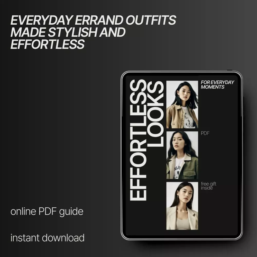 Effortless Looks for Everyday Moments – Ebook Guide on what outfits look stylish for running errands | Casual Chic Style & Everyday Outfit Formulas