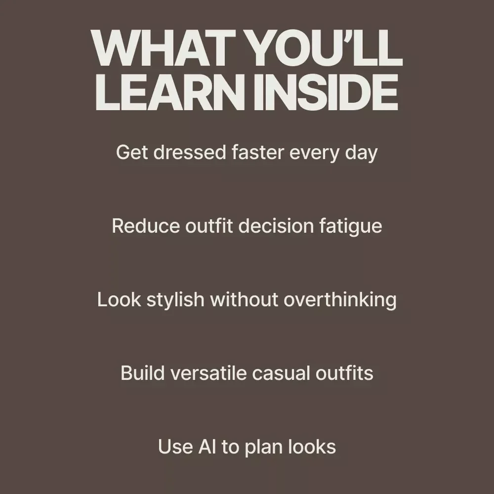 Quick Outfit Formulas for Casual Events – Easy Casual Style Guide, Effortless Everyday Outfits, Smart Wardrobe Planning Digital Download