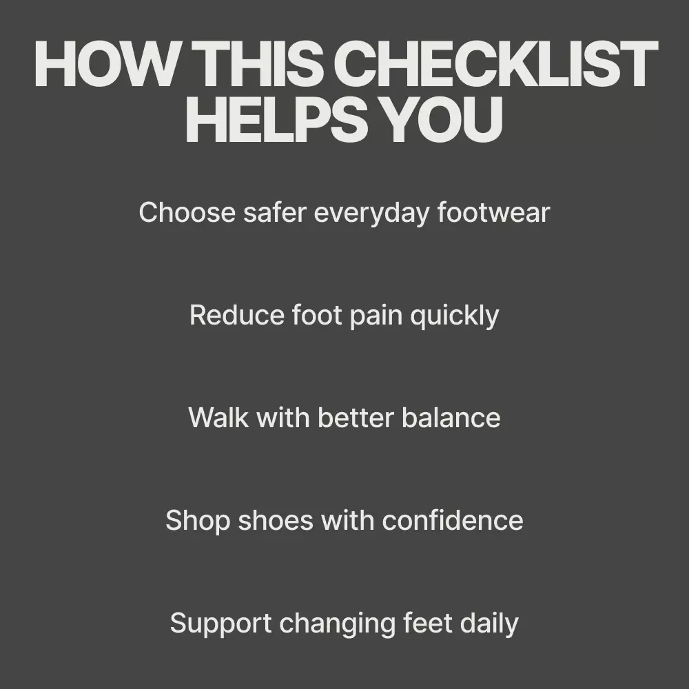 Pregnancy Shoe Checklist | Printable Guide Answering what shoes to wear during pregnancy for Comfort & Support