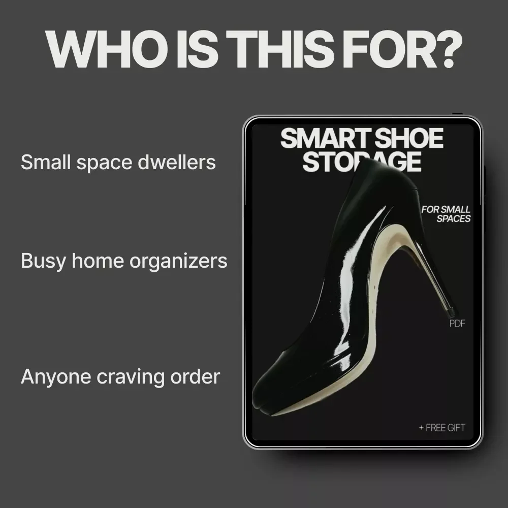 Smart Shoe Storage for Small Spaces | Practical Guide to the best shoe storage solutions for small spaces | Declutter, Organize & Maximize Every Inch