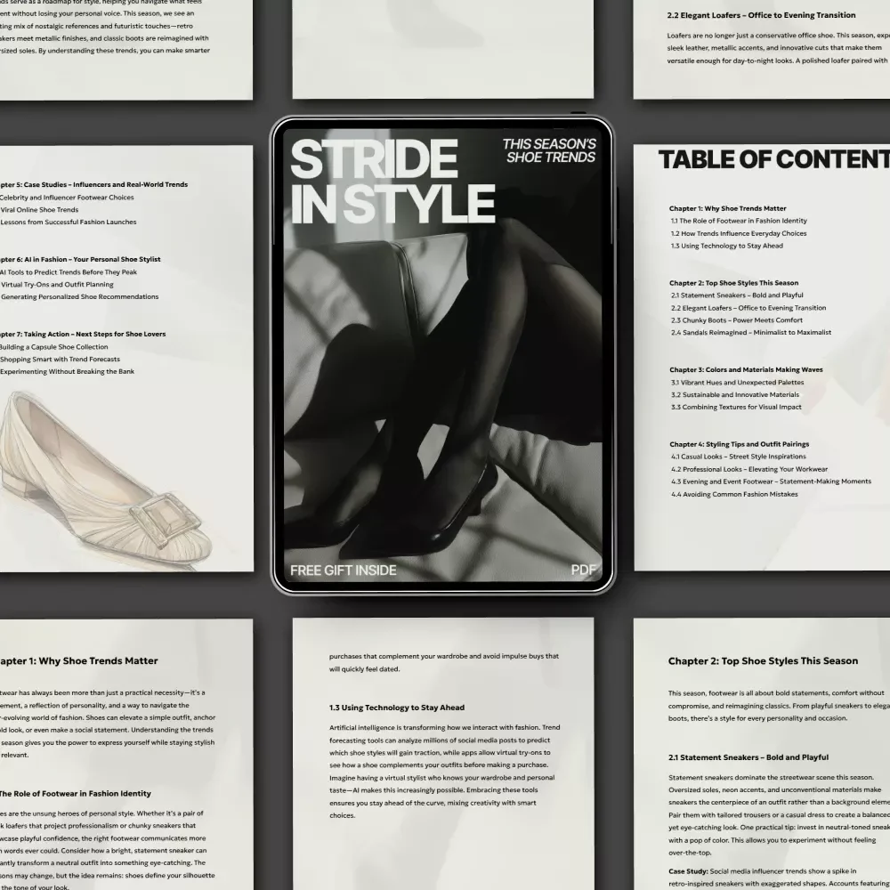Stride in Style: This Season’s Shoe Trends – The Ultimate Guide to Footwear Fashion