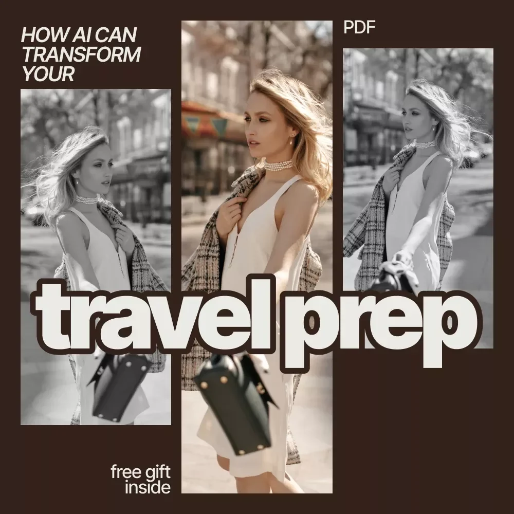 How AI Can Transform Your Travel Prep | Smart Packing Guide Ebook | Learn ai to generate a packing list for a trip | Digital Travel Planner Download