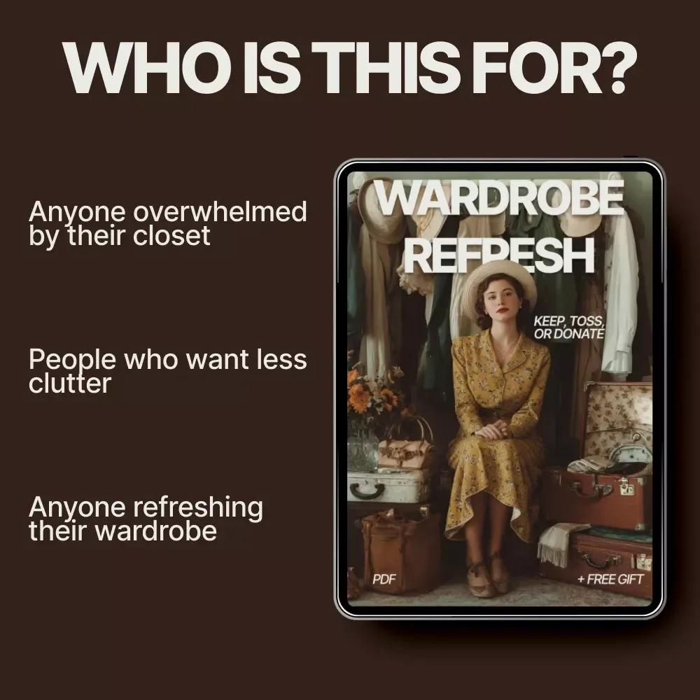 Wardrobe Refresh: Keep, Toss, or Donate – A Practical Guide to What to Keep and What to Donate from Wardrobe