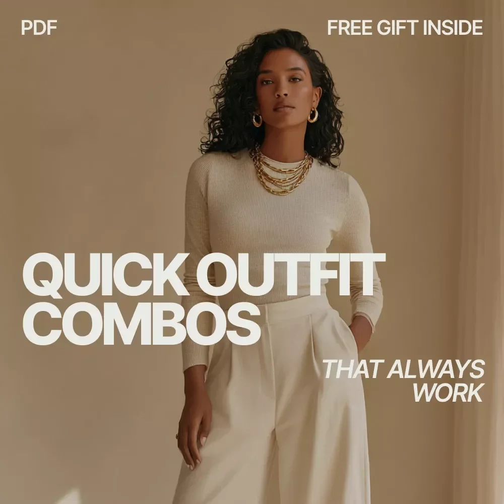 Quick Outfit Combos That Always Work | Easy Everyday Style Guide Ebook for Busy Women, Time-Saving Wardrobe Formulas & Effortless Outfits