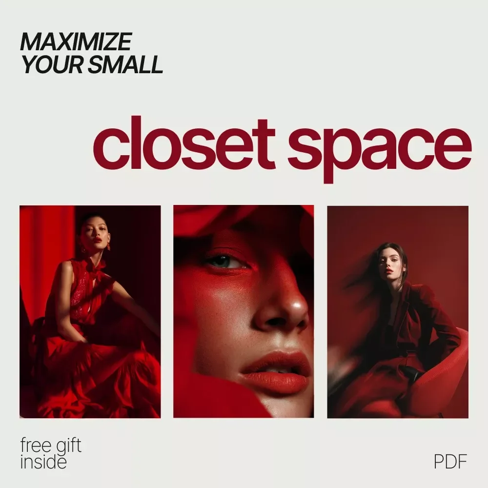 Maximize Your Small Closet Space | Practical Ebook Guide on How to Make a Small Closet Look Organized, Declutter & Store Smarter