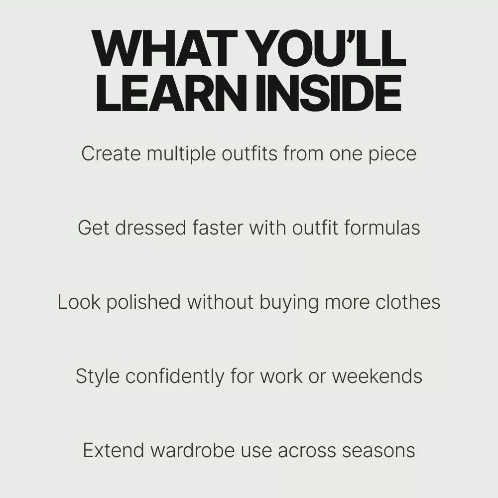 One Piece Endless Looks | Versatile Outfit Styling, Work to Weekend Fashion, Seasonal Wardrobe Reinvention