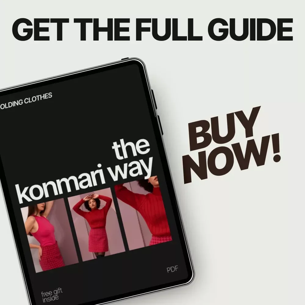 Folding Clothes the KonMari Way – A Joyful Guide to How to Fold Clothes KonMari Method for Tidy Drawers & Intentional Living
