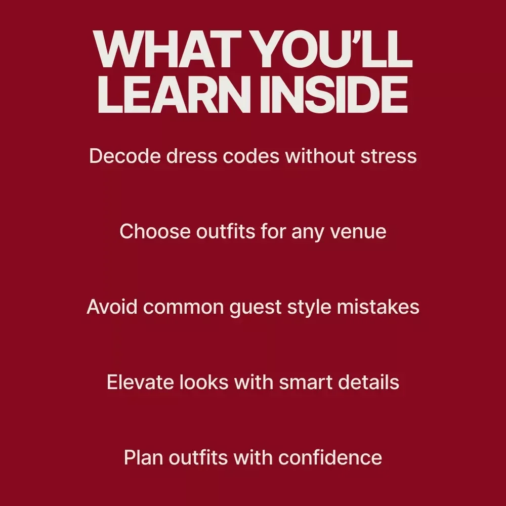 Wedding Guest Style Made Simple | What to Wear to a Wedding Guide | Dress Code & Outfit Planning Download