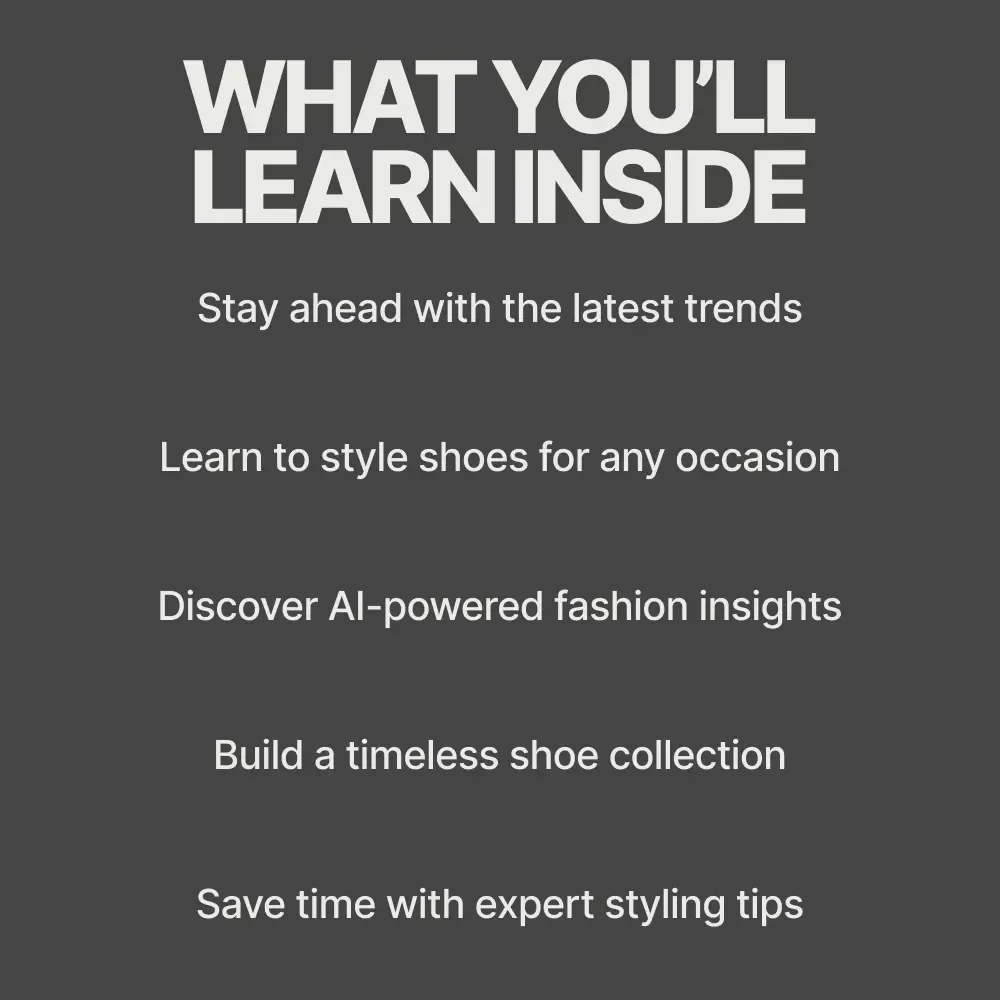 Stride in Style: This Season’s Shoe Trends – The Ultimate Guide to Footwear Fashion
