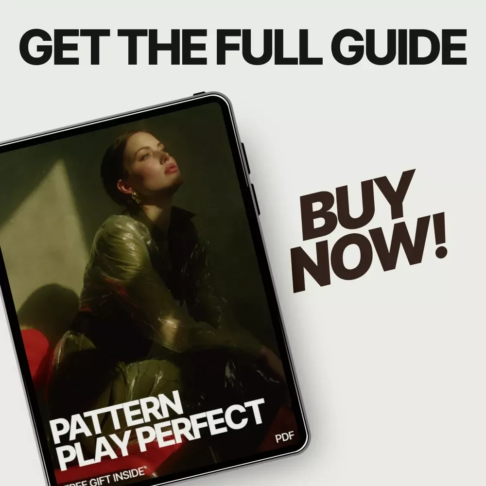 Pattern Play Perfect – How to Mix Patterns Without Clashing | Digital Style Guide eBook for Confident Outfit Styling