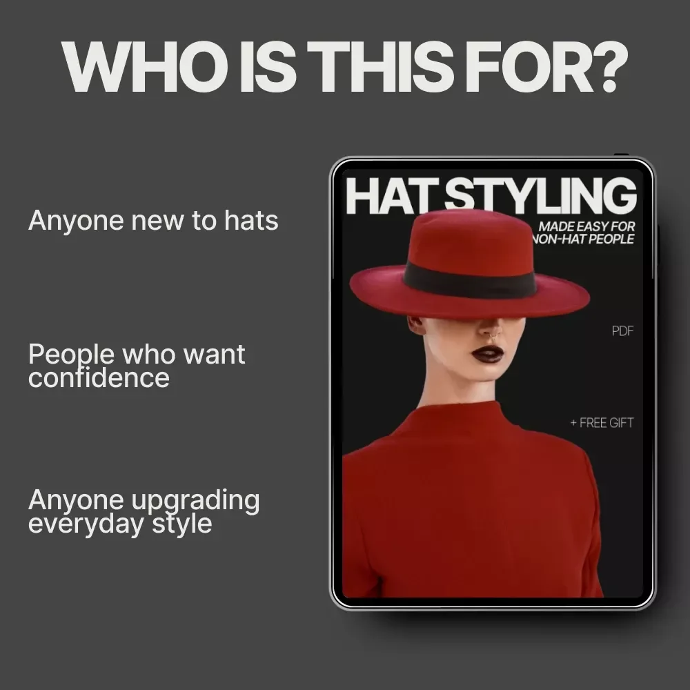 Hat Styling Made Easy for Non-Hat People | Simple Checklist Guide for How to Style a Hat If You're Not a Hat Person