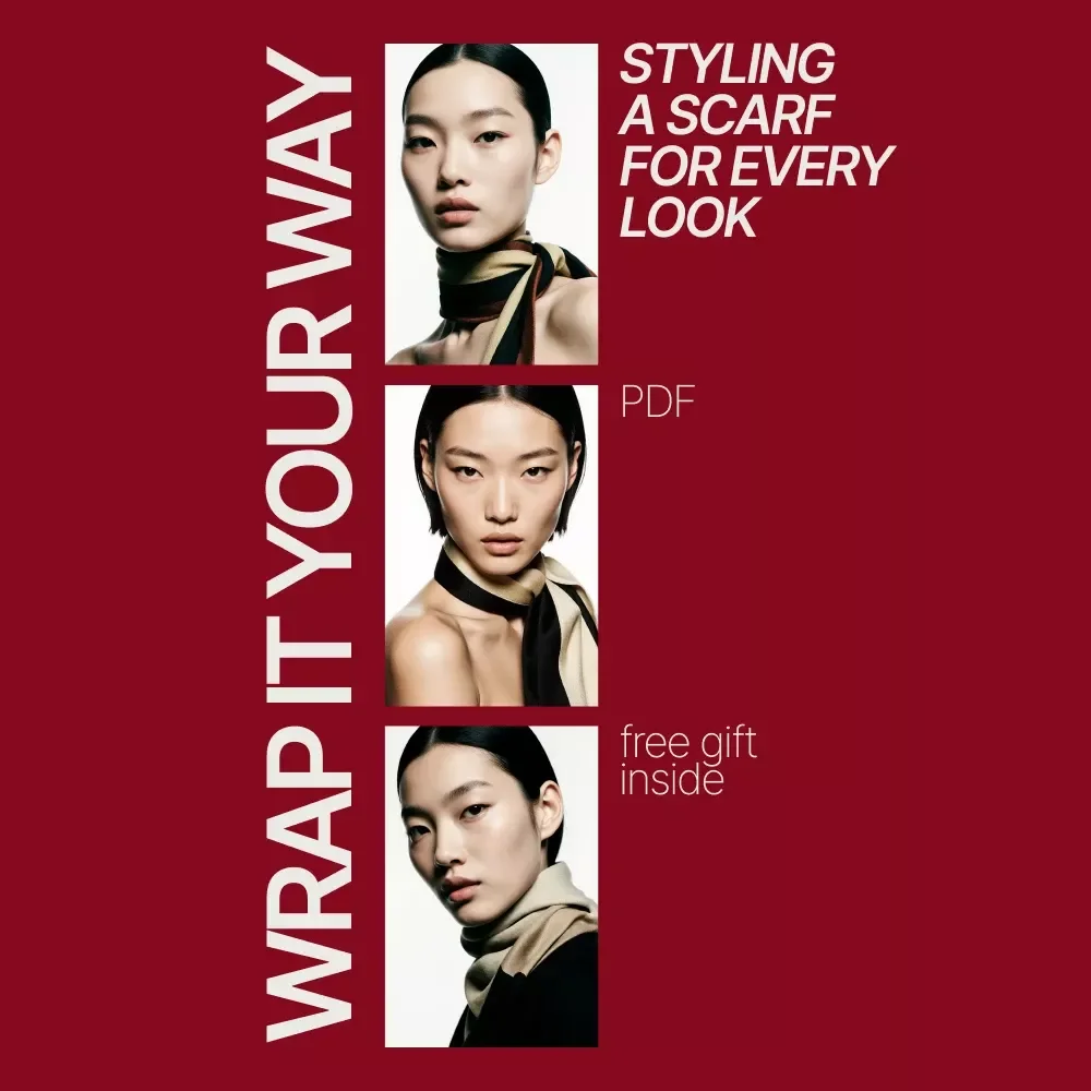 Wrap It Your Way Styling a Scarf for Every Look | Scarf Styling Guide eBook | Digital Download Fashion Guide