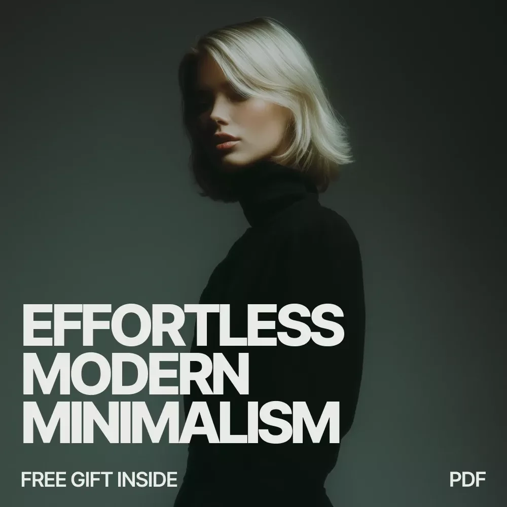 Effortless Modern Minimalism – eBook Guide on What Minimal Style Outfits Look Modern, Capsule Wardrobe & Timeless Styling