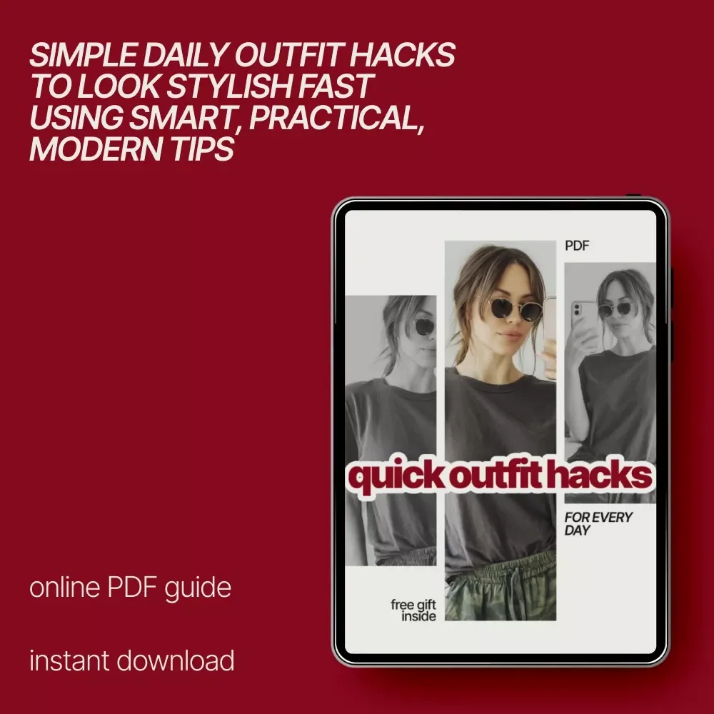 Quick Outfit Hacks for Every Day | Easy Style Guide with quick outfit hacks for Busy Women, Work, Travel & Casual Looks