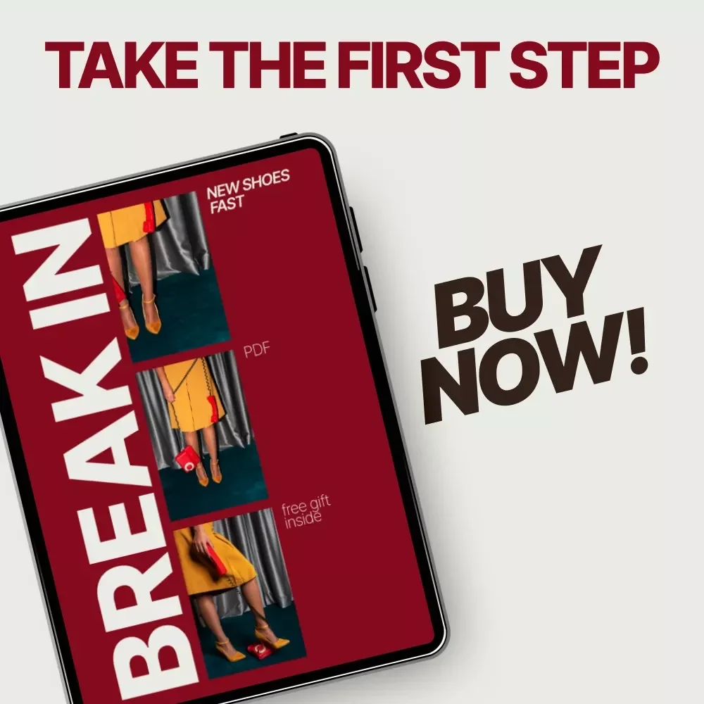 Break In New Shoes Fast | Checklist Guide for How to Break in New Shoes Quickly, Shoe Comfort Digital Download