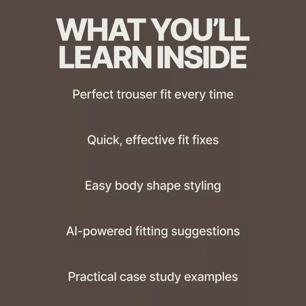 Trouser Fit Secrets: The Ultimate Guide to Fixing Common Trouser Fit Issues