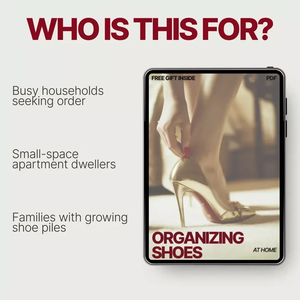 Organizing Shoes at Home – Practical eBook Guide on How to Organize Shoes Efficiently at Home, Storage Solutions, Decluttering & Stylish Displays