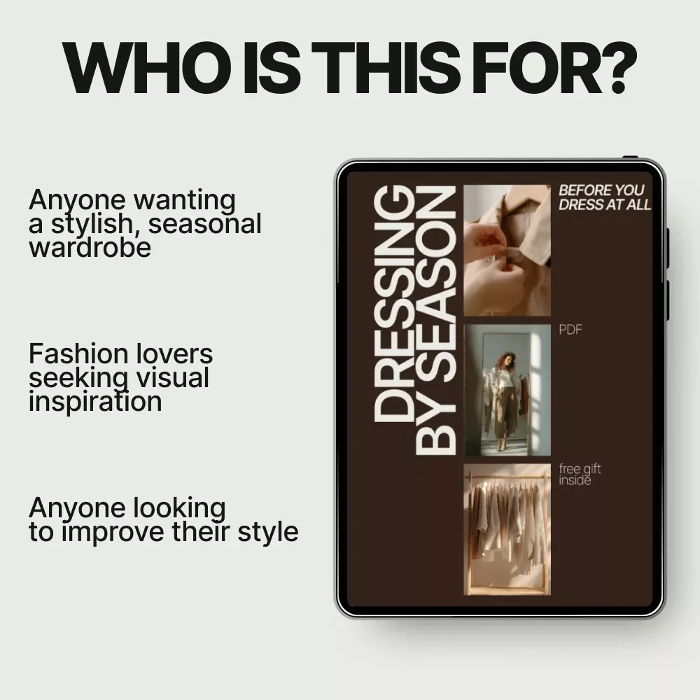Dressing by Season Before You Dress at All: Seasonal Style Moodboard Ideas eBook