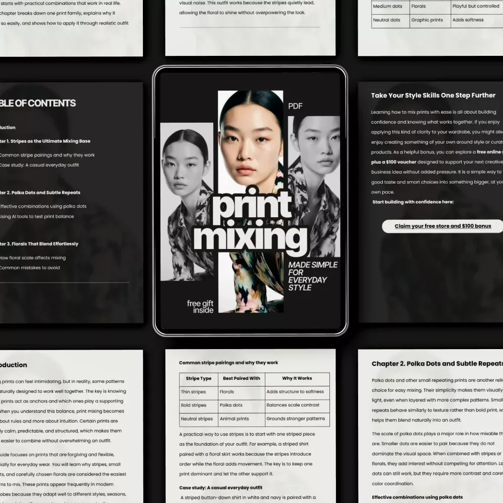 Print Mixing Made Simple for Everyday Style – Digital Style Guide Answering what prints are easiest to mix