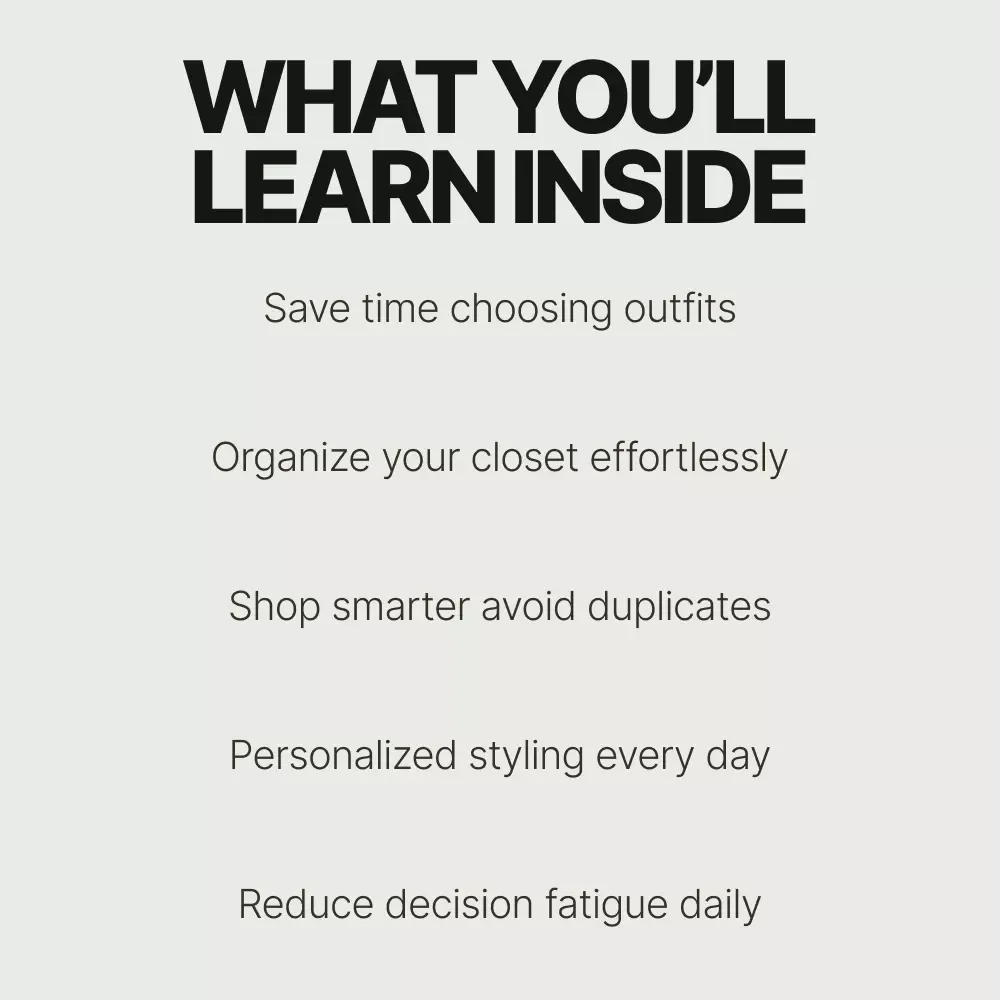 How AI Transforms Your Wardrobe | Smart Closet & Outfit Planning Ebook