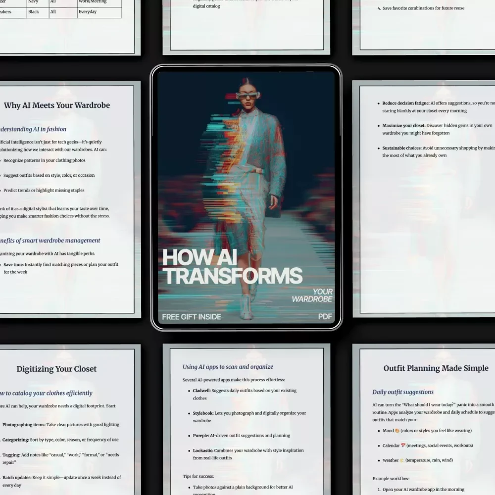 How AI Transforms Your Wardrobe | Smart Closet & Outfit Planning Ebook