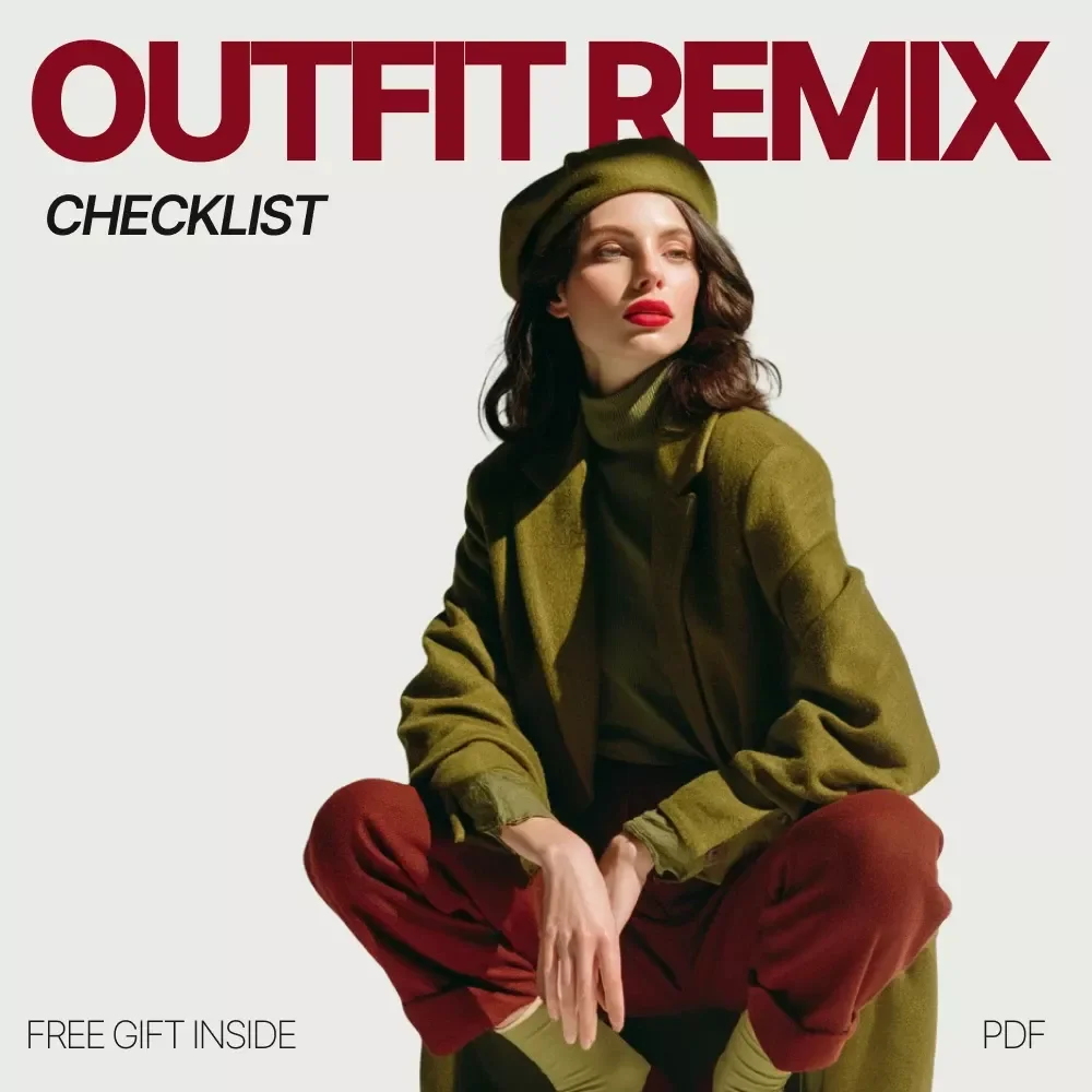 The Outfit Remix Checklist – Digital Download Style Guide, Outfit Planning Checklist, Wardrobe Styling eBook for Mixing & Matching Clothes You Already Own