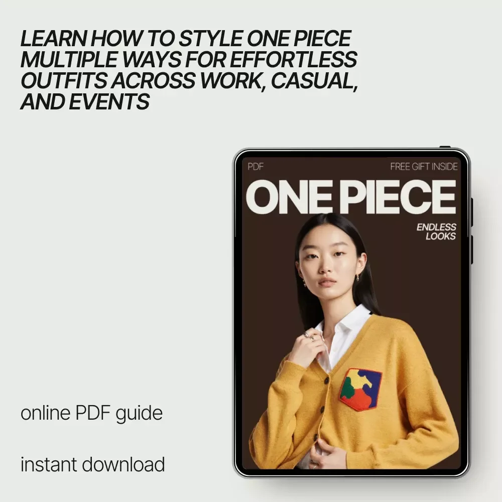 One Piece Endless Looks | Versatile Outfit Styling, Work to Weekend Fashion, Seasonal Wardrobe Reinvention