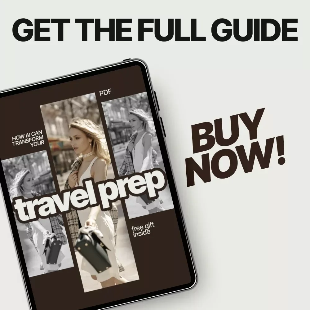 How AI Can Transform Your Travel Prep | Smart Packing Guide Ebook | Learn ai to generate a packing list for a trip | Digital Travel Planner Download