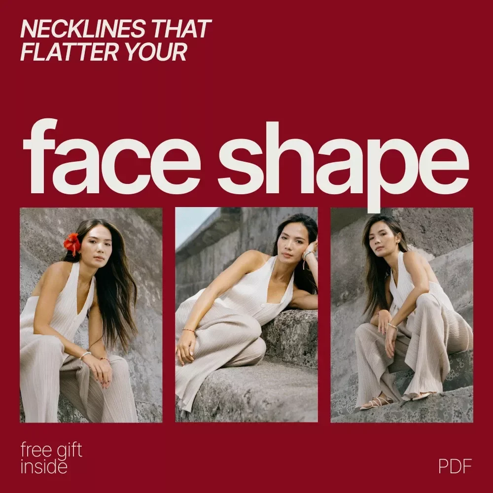 How to Choose Necklines That Flatter Your Face Shape | Ebook Guide to the Best Necklines for Your Face Shape | Smart Style & Wardrobe Planning