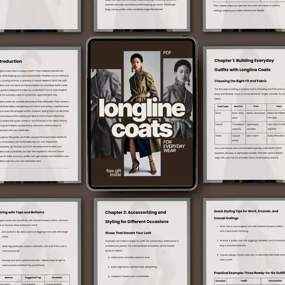 Longline Coats for Everyday Wear – A Practical Styling Guide on How to Style a Longline Coat for Everyday Wear