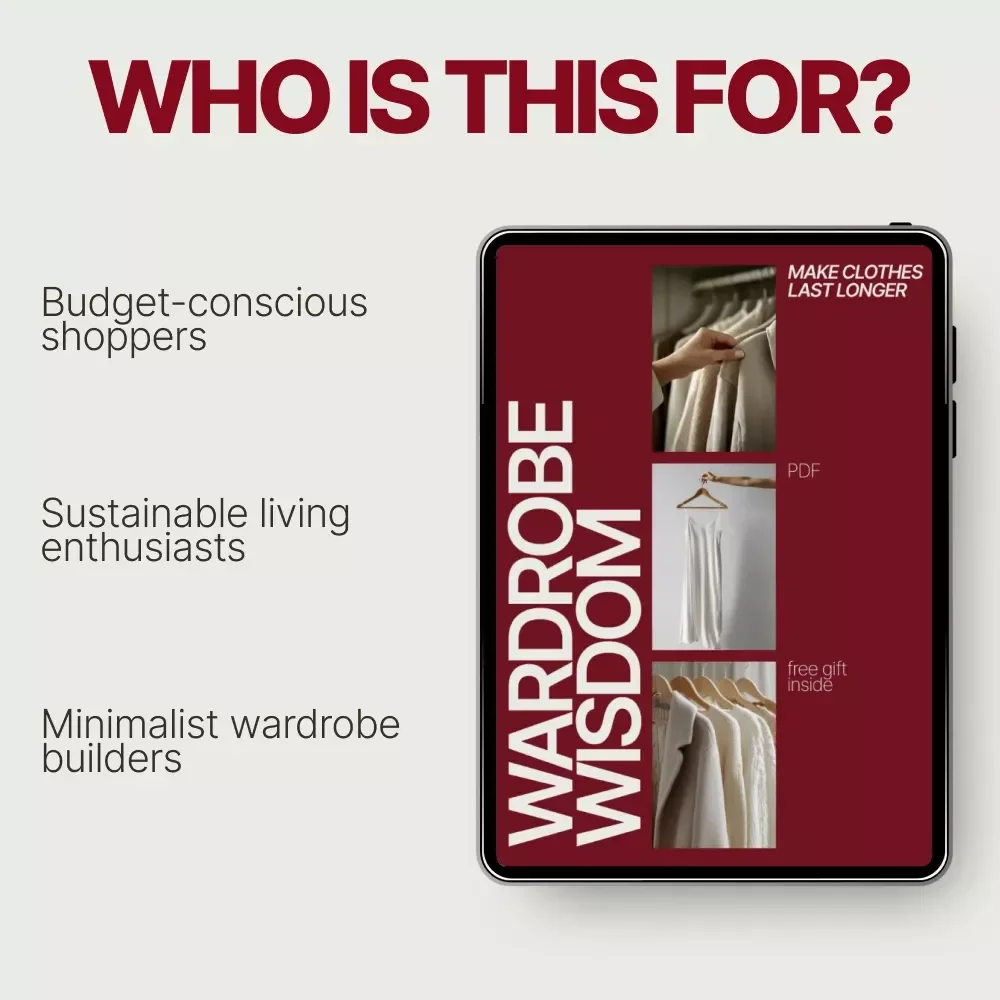 Wardrobe Wisdom: Make Clothes Last Longer – A Practical Guide on how to care for clothes so they last longer