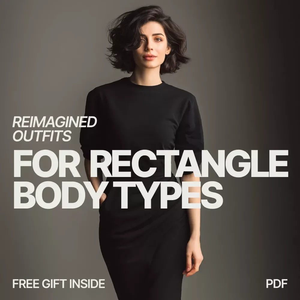 Reimagined Outfits for Rectangle Body Types – Style Guide eBook | What Outfits Work for Rectangle Body Type | Flattering Wardrobe Blueprint