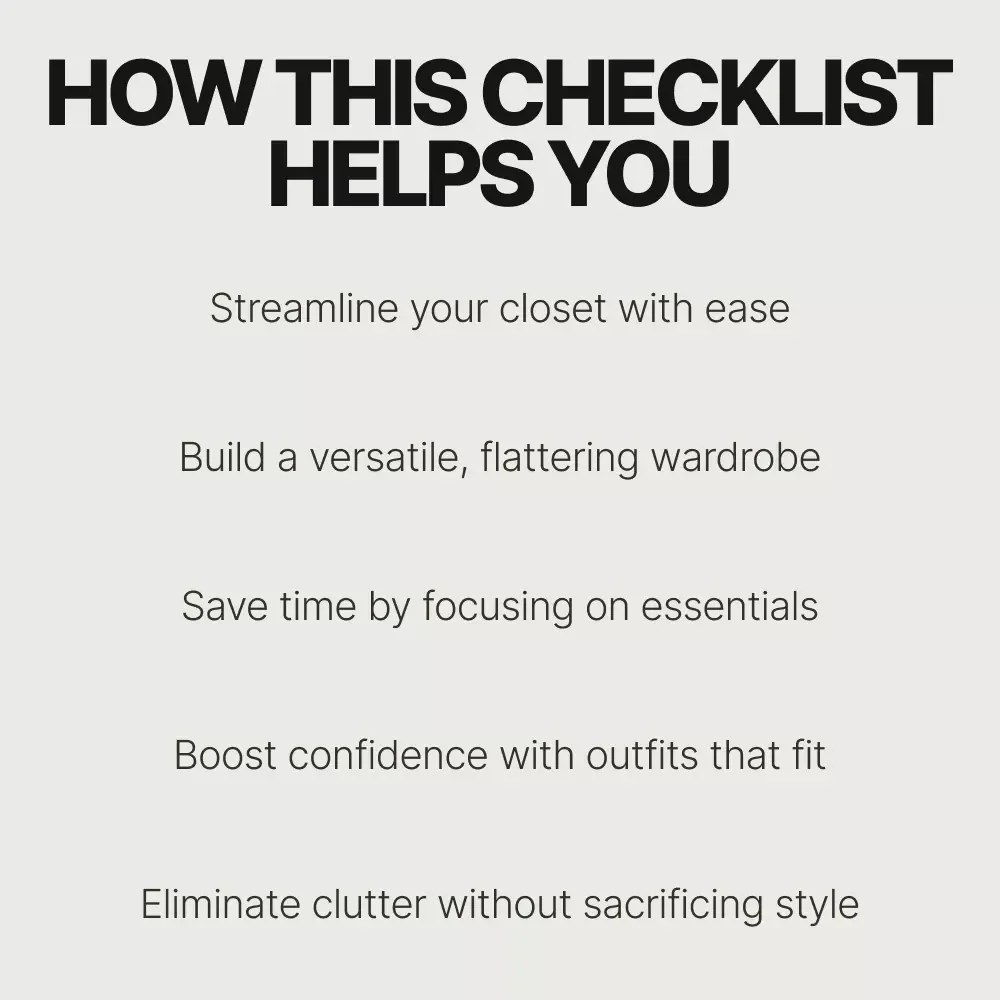 The Seasonal Reset Checklist for a Smarter Women’s Wardrobe - Seasonal Wardrobe Checklist for Women
