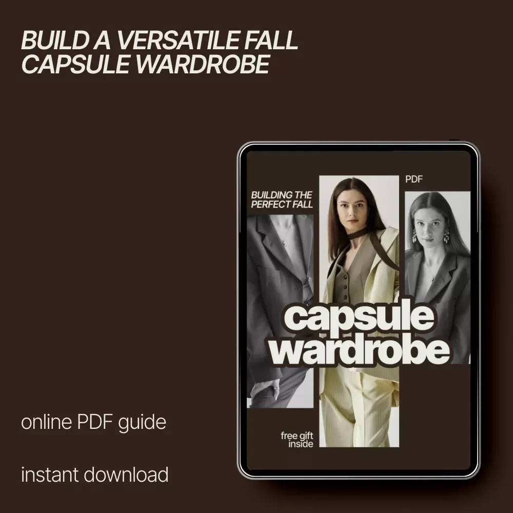 Building the Perfect Fall Capsule Wardrobe eBook | Minimal Closet Guide Answering What Pieces Make a Fall Capsule Wardrobe
