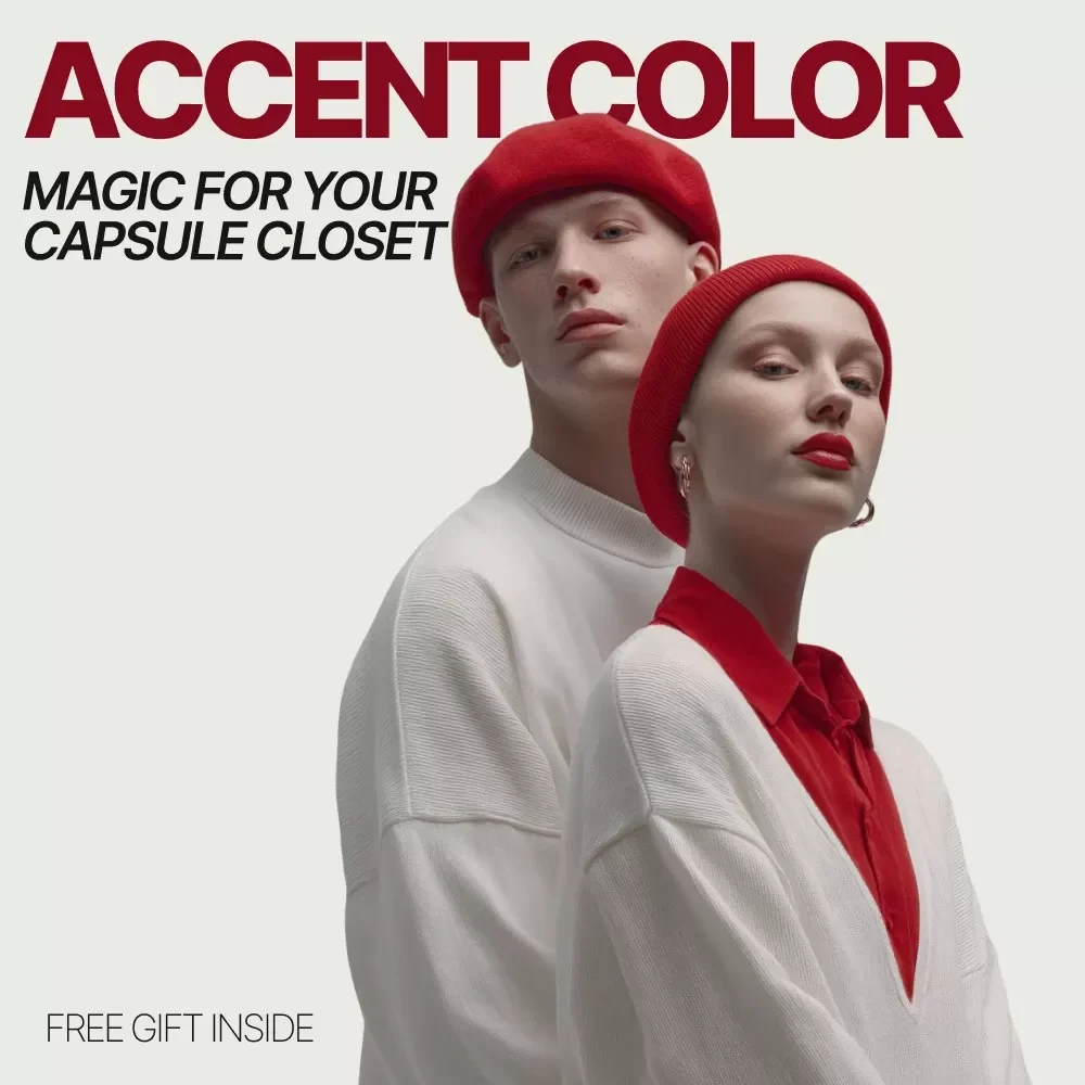 Capsule Closet Accent Color Magic: A Simple Guide to Adding Personality & Pop to Your Capsule Wardrobe