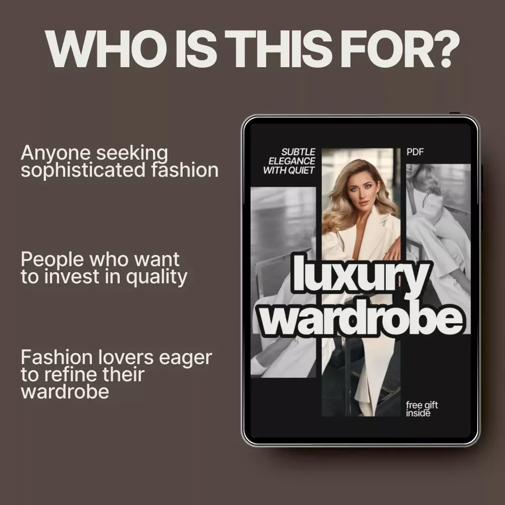 Subtle Elegance with Quiet Luxury Wardrobe: The Ultimate Guide to Timeless, Understated Sophistication