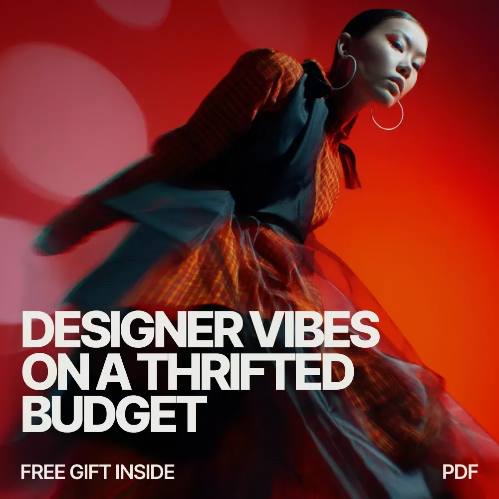 Designer Vibes on a Thrifted Budget: How to Make Thrifted Outfits Look Designer | eBook Guide
