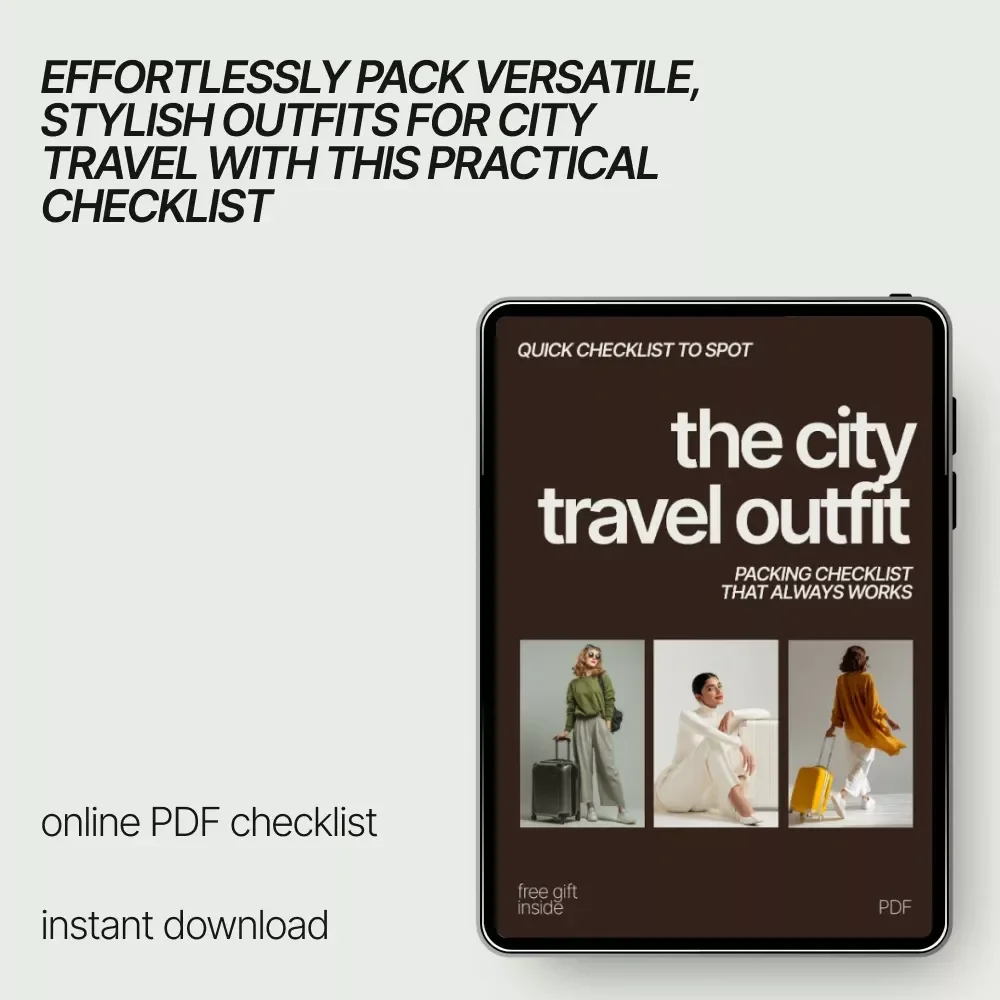 The City Travel Outfit Packing Checklist That Always Works - A Smart Guide for City Travel Outfits