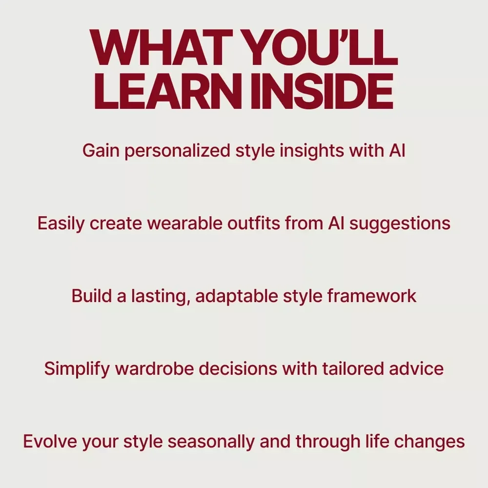Mirror, Upgraded: Discover Your Style with AI - Personal Style Discovery Guide eBook