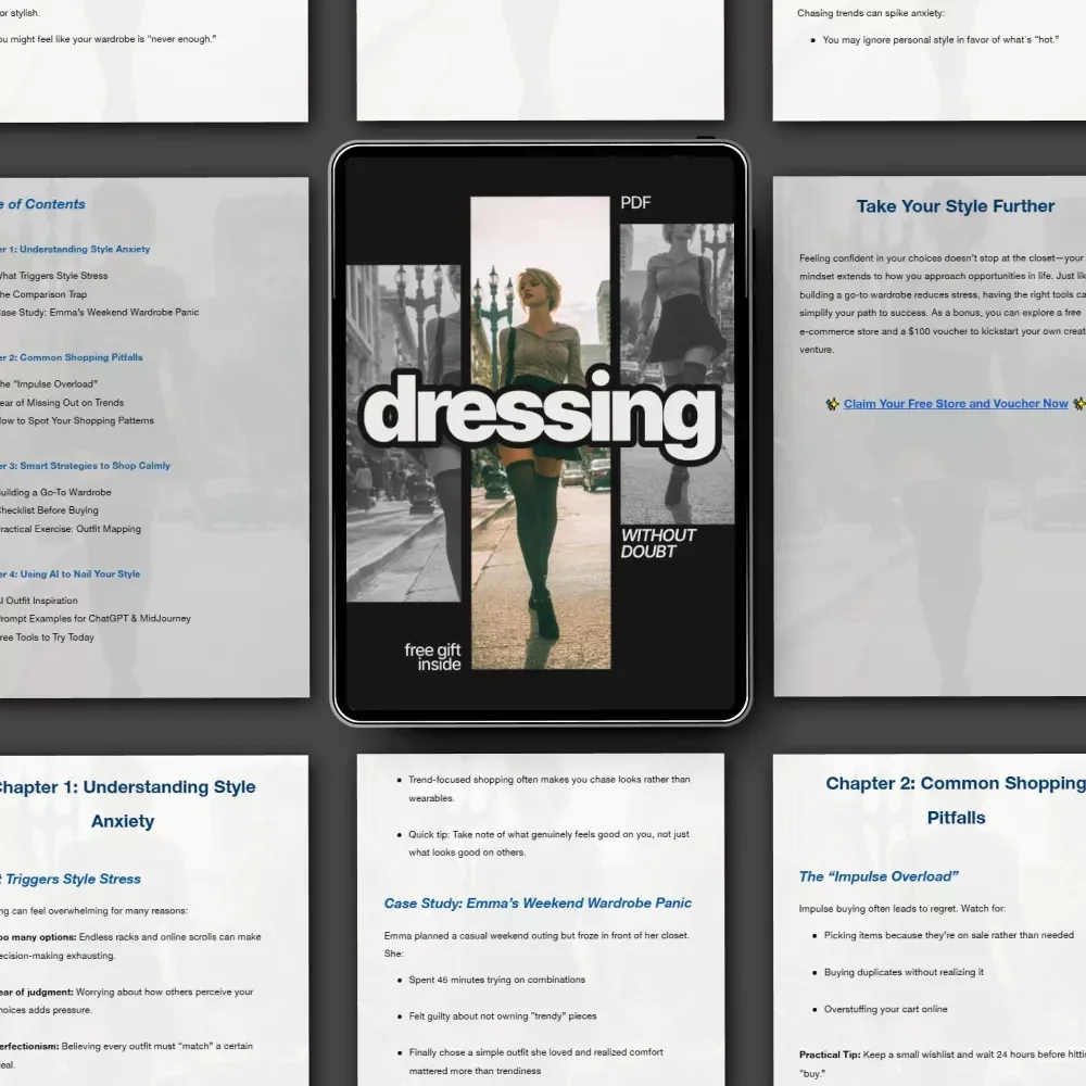 Dressing Without Doubt: A Guide to Overcoming Style Anxiety and Shopping Stress
