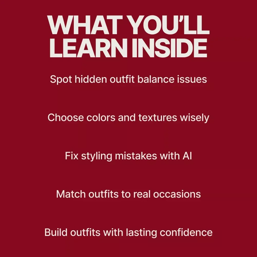 Style Without Regret: Avoid Common Fashion Mistakes – A Practical Styling Guide on what fashion mistakes to avoid when styling