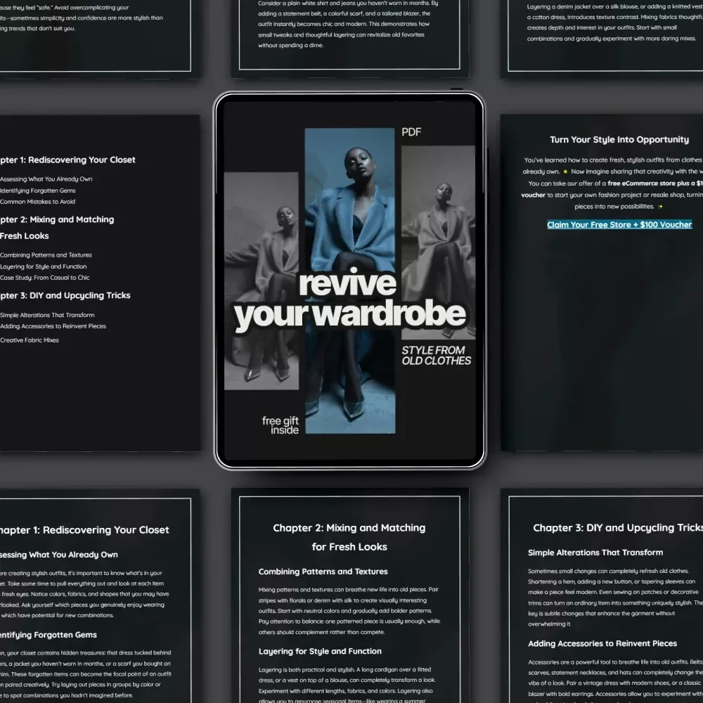 Revive Your Wardrobe: Style from Old Clothes - Create Stylish Outfits from What You Already Own